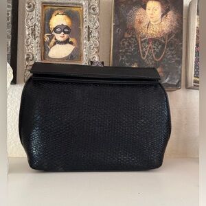 Rare Henry‎ Charles Celest Black Clutch Cosmetic Bag